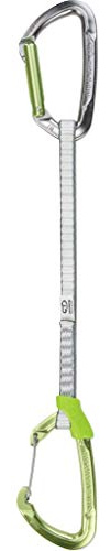 Climbing Technology Lime-M Rinvio in Dyneema, Unisex – Adulto, Verde/Grigio, 12 cm