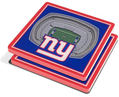 YouTheFan NFL New York Giants 3D Stadium Drink Coasters