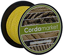 Cordamarket Dyneema 3 mm Seil, Unisex, für Erwachsene, Unisex-Erwachsene, CDMKDYA030025, gelb, 3mm a 25mts
