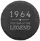 Engraved Natural Slate Coaster - 1965 The Year Of The Legend Coaster Gift | Women and Mens Gift Ideas | 60th Birthday Gifts for Boys and Girls | Thoughtful Keepsake Presents | Dust and Things