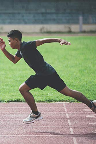 Leichtathletik Trainingsbuch: Tagebuch für alle Leichtathleten und Sportler ♦ Trainingsjournal für über 100 Einträge ♦ 6x9 Format ♦ Motiv: Sprint