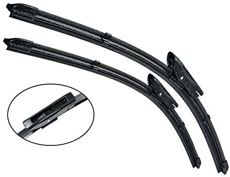 Scheibenwischer Frontscheibenwischerblätter for Renault Clio 3 Megane CC Grandtour for Renault Fluence 2011- Scheibenwischer (Size : Left hand drive)