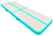 vidaXL Gymnastikmatte Aufblasbar mit Pumpe Turnmatte Tumbling Matte Training Fitnessmatte Yogamatte Trainingsmatte 500x100x20cm PVC Grün