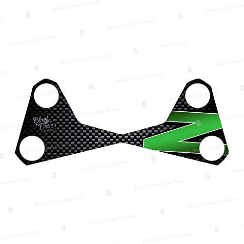 Adesivo Resinato Protezione Piastra di Sterzo Compatibile con Kawasaki Z750 Z1000 Z 750 Z 1000