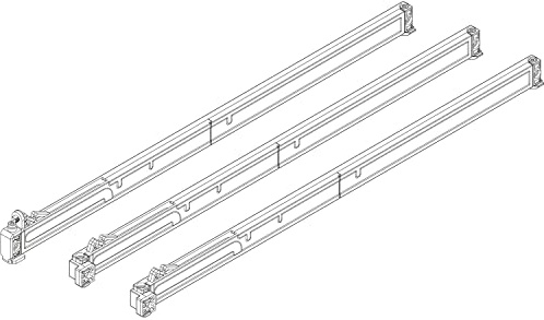 HAWA Combino 80 H FS/OL Dämpfeinzug (Dämpfungssystem) 65-80kg, Türdämpfer, Kunststoff anthrazit 4 Stück