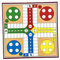 Folding Ludo Board Game, Ludo Board Game With Dice And Counters For 2-4 Players, - Pack of 1