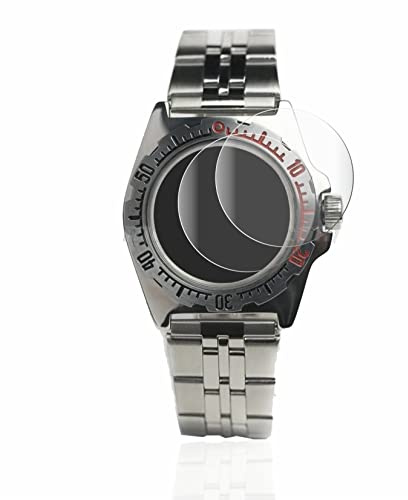 BROTECT Schutzfolie für Vostok Amphibian Klassik 110647 | 2 Stück Transparenter Displayschutz Made in Germany Klare Full-Screen Folie Full-Cover 3D Curved Montage Kit