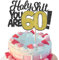 SYKYCTCY 1 Pack Holy Shit You are 60 Cake Topper Glitter Funny 60th Birthday Cake Pick for Happy 60th Cheers to 60 Years Old Birthday Party Cake Decorations Supplies