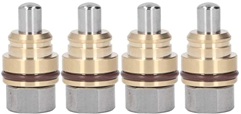 4 teiliger Bagger Joystick Griff, Hochtemperaturbeständiger Gummi Griff aus Legiertem Stahl, Ersatzzubehör für Steuerventile, Geeignet für Kubota Modelle