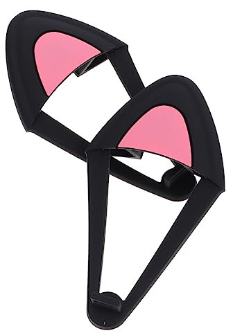 OSALADI 1 Paar Kopfhörer Fall Katzenohr-kopfhörer-aufsatz Ohren Für Kopfhörer Silikonschutz Scharfe Ohren Kopfbandabdeckung Aus Silikon Clip Auf Katzenohren Kieselgel Mit Deckel Ornament