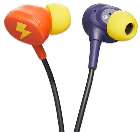 PowerA Kabelgebundene Ohrhörer für Nintendo Switch - Pikachu Blossom, 3,5 mm, kabelgebunden, offiziell lizenziert