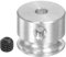 QUARKZMAN V-Typ Riemenscheibe 3mm Bohrung 12mm Außendurchmesser Einzelrille Aluminiumlegierung für 3MM PU Rundriemen Motorwelle Bohrmaschine