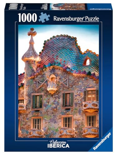 Ravensburger Puzzle 2D 1000 elementów: Casa Batlló, Barcelona, Nowy Design