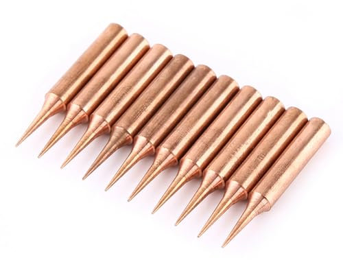 Solder Antex Soldering Iron Tips Copper 8×7×1 10pcs Pure Copper Low Temperature Soldering Iron Solder Tips Station Tool 900m-T-I Solder Tips Tip