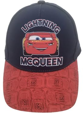 Lamaloli Disney Pixar Cars Basecap Cap Kappe (DE/NL/SE/PL, Numerisch, 54, schwarz)