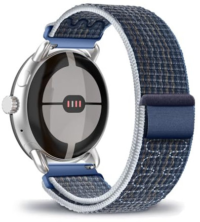 Sport Armband Kompatibel mit Withings (NOKIA) ScanWatch 38mm Armbänder Weich Nylon Fabric Uhrenarmband Atmungsaktiv Verstellbarer Ersatzarmband für Withings NOKIA ScanWatch 38mm für Damen Herren (4)