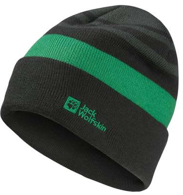 Jack Wolfskin Unisex Kinder Beanie-Mütze Stripy Knit Beanie K