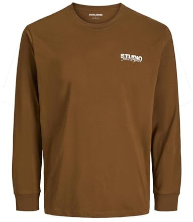 Jack & Jones Herren Jjyuki Tee Ls Crew Neck Pls Jjyuki Tee Ls Crew Neck Pls (1er Pack)