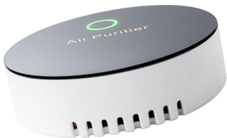 Portable Air Purifier USB Rechargeable Mini Air Purifier Bedroom Air Freshener Suitable for Home Office Car Use