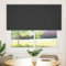 vidaXL Estor Enrollable Opaco Negro 150x150 cm Tela Ancho 146,6 cm