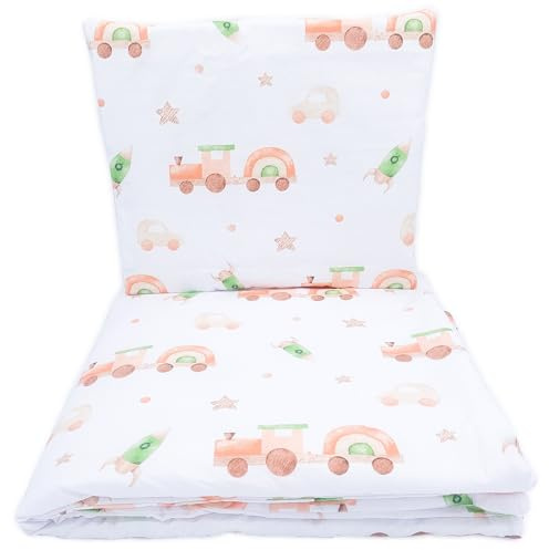 Baby Comfort Bettwäsche Set Bettbezug 100x135 cm + Kissenbezug 40x60 cm Zug