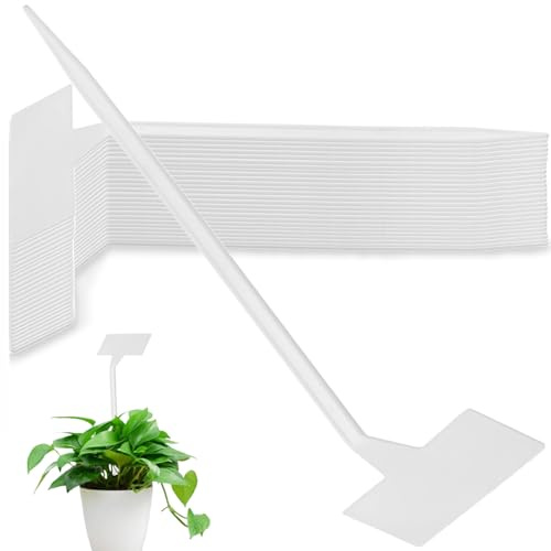 Etichette per piante, 28 pezzi, 30 cm, in plastica, impermeabili, scrivibili, da giardino, per erbe, fiori, verdure