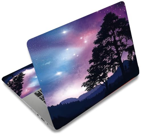 SUPERDANT Laptop Skin Sternenhimmel Laptop Skin Aufkleber Universeller Notebook Skins Aufkleber 12 13 13.3 14 15 15.4 15.6 Zoll Vinyl Laptops Abdeckungsaufkleber Abnehmbarer Notebook Schutz