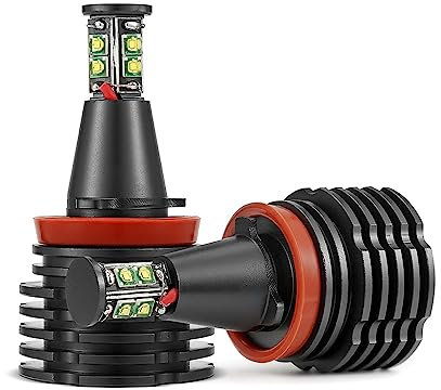 Bombillas Angel Eyes,Ojos de ángel para Coches Error Gratis 12 0W 6000lm For Chips Angel Eye Marker Light Bulbs Uso Apto para BMW E90 E92 E82 E70 X5 E71 X6 Luces De Niebla De Coche