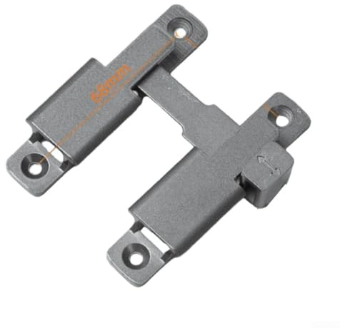 180 Degree Barn Door Lock with Flip Gate Latch for Enhanced Security and Vertical Horizontal Locking (grey)