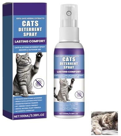 GNAUMORE Cat Deterrent Spray,Anti Scratch Indoor Furniture & Outdoor Gardens Use,Cat Spray Deterrent for Scratching