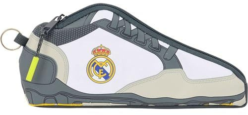 Trousse de Toilette Real Madrid Saison 25/26 pour Voyage, Salle de Sport et Salle de Bain – Trousse de Toilette Real Madrid avec Compartiments, poignée à Suspendre et Fermeture zippée
