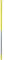 Vikan 29376 Aluminium Handle, Yellow, 31mm Diameter, 1510mm Length