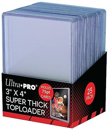 Ultra Pro Topload 3x4 Inch - Thicker Cards 75pt - 25 Stück