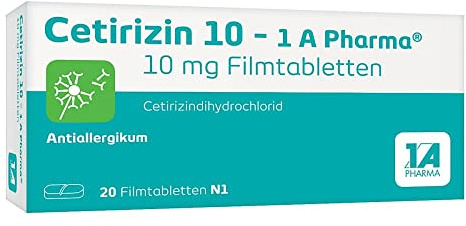 Cetirizin 10 1A Pharma Filmtabletten