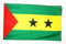 AZ FLAG - Bandera Santo Tomé Y Príncipe - 90x60 cm - Bandera Santotomense 100% Poliéster Con Ojales de Metal integrados - 50g - Colores Vivos Y Resistente A La Decoloración