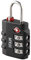 IFAM Candado TSA de Combinación TrypLock 35, Color Negro, Máxima Seguridad, Suavidad de Rodillos, Con Clave y Más de 1.000 Combinaciones, Ideal Maletas, Bolsas, Maletines y Equipajes
