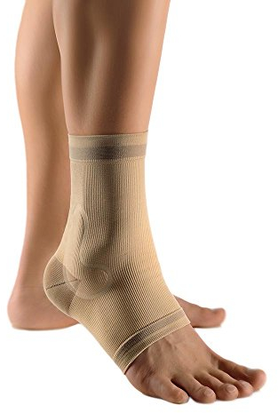 Bort activemed Knöchelbandage Knöchelgelenk Bandage Fixierung Stütze Kompression, hautfarben, L