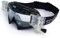 TWO-X Cross-Brille - Roll Off - MX Brille - Motocross-Brille mit Klarglas - Kratzfeste Motorrad-Brille - Enduro & Downhill - Modell Race -Schwarz
