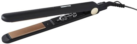 Geepas Ceramic Hair Straighteners | Easy Pro-Slim Hair Straightener | 15 Seconds Heat Up Time Max Temperature 230°C | LED Indicator, 360° Swivel Cord & Lockable Handle |45W | 2-Year Warranty