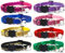 SOYAO NA Lot de 8 Colliers pour Chat à libération Rapide Extra Doux avec Cloche pailletée réglable 19 à 32 cm, Multicolores