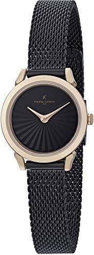 Pierre Cardin Damen-Uhren Analog Quarz One Size Schwarz 32017758