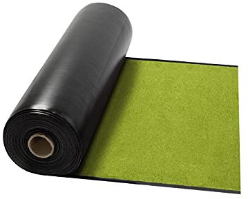 Schmutzfangmatte Performa XXL Zuschnitt - Türmatte Sauberlaufmatte Fußabtreter - Fussmatte Teppich - für Flur Eingang Eingangsbereich - rutschfest & in vielen Farben (Grün 41, 90 x 400 cm)