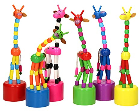 1234feest Drukpop - Giraf - 4x17,5cm - 3+