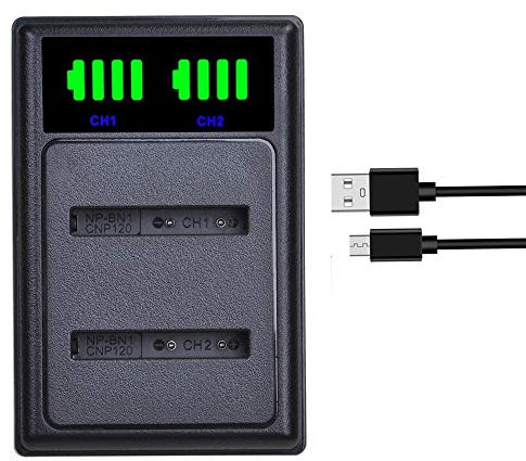 Pickle Power NP-BN1 NP-BN Battery Charger for Sony Cyber-shot DSC-WX100, DSC-W570, DSC-W810, DSC-W570, DSC- W800, DSC-W830, DSC-W530 WX220 W310 W320 WX60