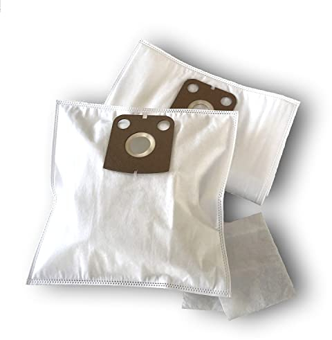 ZZ-Clan - 10 Staubsaugerbeutel passend für Fakir prestige 2400, TS2400 (+2 Filter) - Mikrovlies 5-lagig - Bestleistung