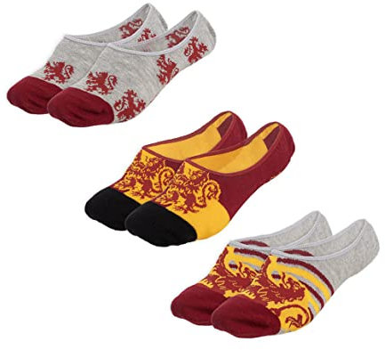 Cerda Group Harry Potter No Show Socks 3 Pairs EU 36-40