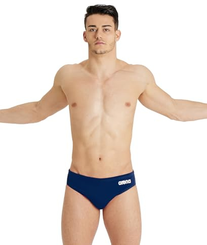 ARENA Men's Team Men's Solid Water Polo Swim Brief Water Sports Training Bathing Suit Swim Briefs (Pack of 1)
