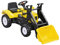HOMCOM Tractor a Pedales para Niños de 3 Años Excavadora Camión con Pala Delantera Juguete de Montar Coche de Pedales Carga 35 kg 114x41x52 cm Amarillo