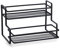 Zeller 27428 Regal, Metall, schwarz, ca. 26 x 20 x 17cm