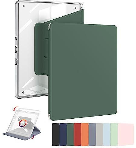 Custodia per Kindle Scribe con portamatite, rotazione a 360 gradi e accensione/spegnimento automatico), custodia a libro di alta qualità con angoli di visualizzazione flessibili per Kindle Scribe 10,2